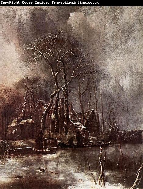 Jan van de Cappelle Winter Landscape
